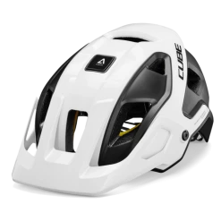 CASQUE CUBE STROVER BLANC NOIR