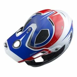 CASQUE URGE DOWN O MATIC RR BLANC ROUGE BLEU -Promos Vélo Magasin casque urge down o matic rr blanc rouge bleu 2