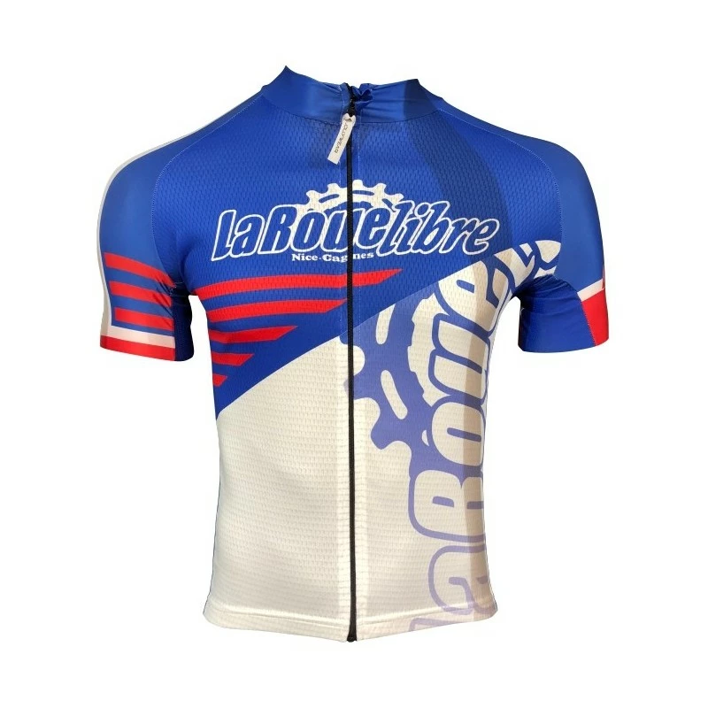 MAILLOT LA ROUE LIBRE BLEU/ROUGE 1 MAILLOT LA ROUE LIBRE BLEU/ROUGE