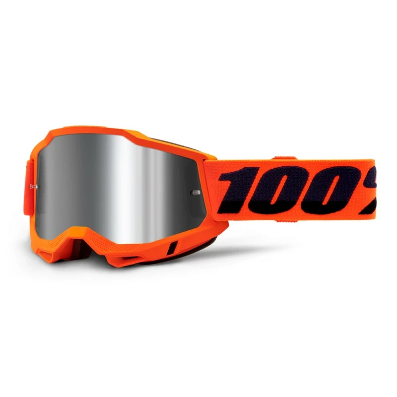 MASQUE 100% ACCURI 2 ORANGE MIRROR SILVER LENS 1 MASQUE 100% ACCURI 2 ORANGE MIRROR SILVER LENS